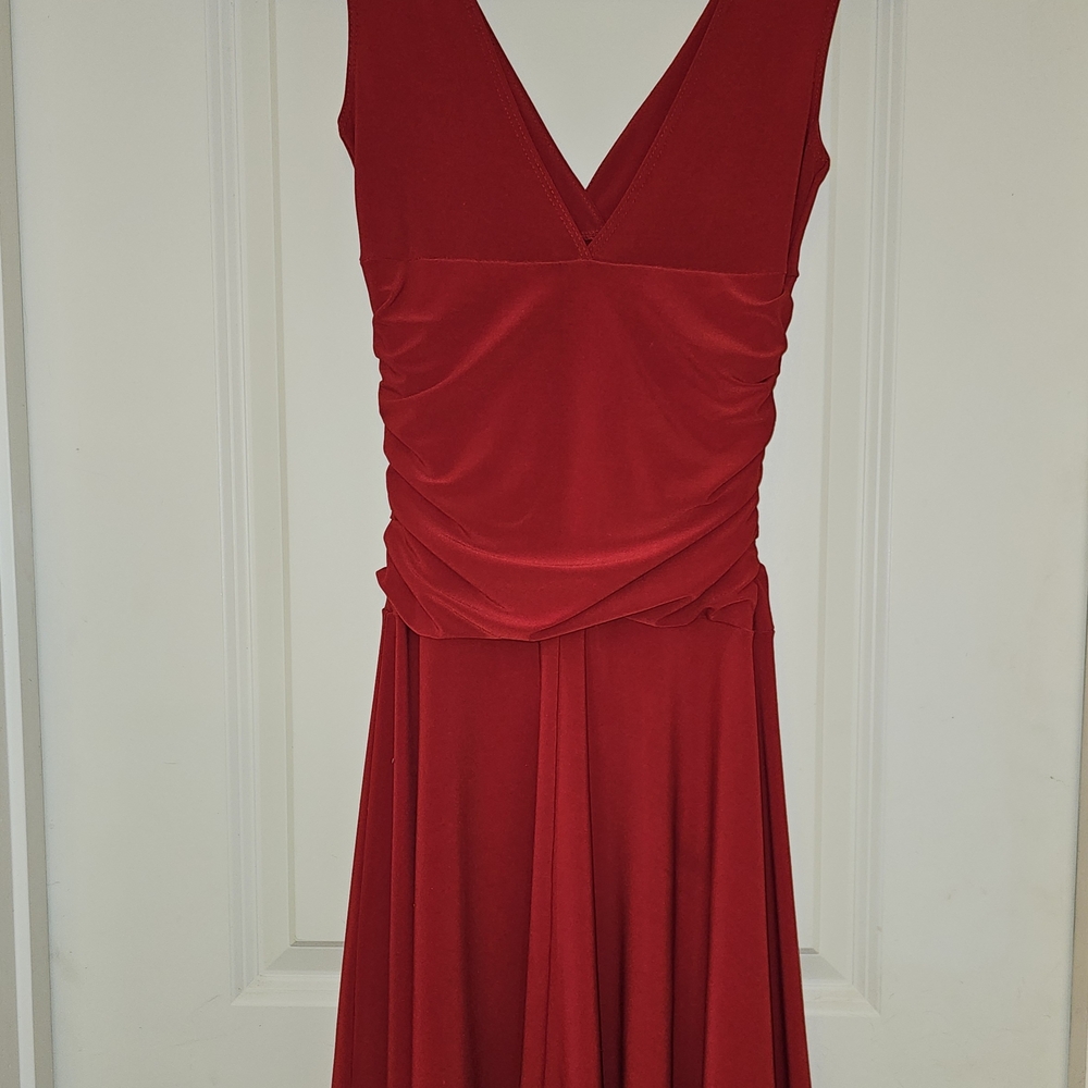 Assa Elegant, Sexy Red Sleeveless Dress - Picture 4 of 9